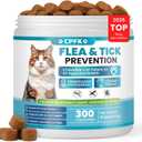 Chewable Flea Treatment for Cats Flea and Tick Prevention for Cats of All Breeds and Ages 300 Chewable
