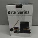 Bathroom Set 17PCS Bathroom Accessories with Trash Can 3PCS Lotion Soap Dispenser,Bathroom Accessories Set Green Bathroom Sets for Bathroom Decor