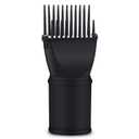 Segbeauty Blow Dryer Comb Attachment, Black Brush Attachments for Hair Dryer Concentrator Nozzle 1.57-1.97", Pro Hairdressing Styling Salon Tool for Straightening Detangling Fine Curly Natural Hair