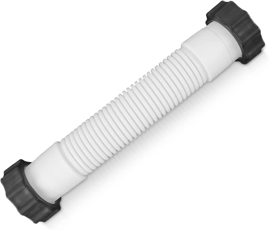 11763 Pool Sand Filter Pump Hose for Intex Interconnecting Hose for 10 Inch Sand Filter Pumps and fit for with Intex Filter White