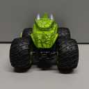 AUUGUU Remote Control Car, 2.4GHz Monster Trucks Toys with Light Spray, Birthday Gift for Kids 3 4 5 6 7 8, All Terrain RC Cars, Toddler Toys for Boys Girls 3+ Year Old (Dinosaur-Green)