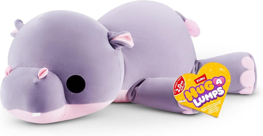 Hug-A-Lumps, Series 2, Large, Plush, (Hippo)