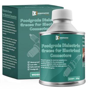 Dielectric Grease for Electrical Connectors 8oz, Dielectric Grease Automotive with Brush, Heat Resistant and Easy Application, Suitable for All Electrical Components and Connectors