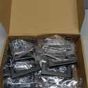 Ravinte 40 Pack 3 Inch Square Cabinet Handles Matte Black Drawer Pulls Kitchen Hardware (3-1/2 Inch (3 Inch Hole Center))