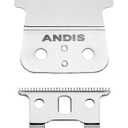 Andis T-Blade Replacement for T-Outliner, GTO, GO, and SLS Trimmers - Close Cutting, Zero Gapped, Silver