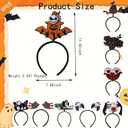 9PCS Halloween Headbands For Women & Kids - Cute Party Headband Accessories For Costume, Festival, Holiday Celebration - Fun Halloween Hair Band For Adults & Children