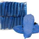 CleanPro Disposable Polyethylene Shoe Covers (Pack of 300) (2X-Large, Blue)