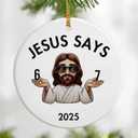 67 Meme Funny Christmas Ornaments 2025, 6 7 Ornament, 67 Ornaments for Christmas Tree, Viral Meme Ornament, Gifts for Teen, Funny Teen Gift, Grandkid Gift, Stocking Stuffers for Teens