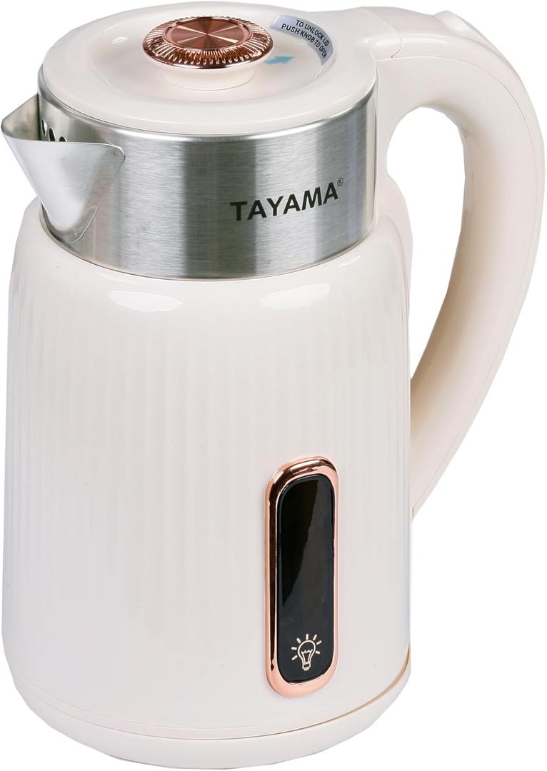 Tayama Cool Touch Stainless Steel Electric Kettle 1.7L
