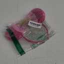 Mouse Ears Headband Bow Glitter Princess Costume Hair Accessories for Women Trip Party Supplies Pink