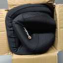 Car Seat Cushion and Lumbar Support Headrest Pillow Mesh Cover Memory Foam Ergonomic Car Cushion Back Neck Support Pillow Sciatica & Back & Tailbone Pain Relief Pillow Black