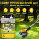 Cordless Weed Wacker for Dewalt 20V Battery, 4 in 1 Weed Eater, 37-53 inches