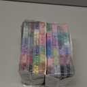 XSEINO 192 Colors 4800pcs 8mm Dream Candy Colorful Series Glass Beads Bracelet Making Kit,8 Box Different Unique Styles Crystal Bead for Making and DIY Crafts