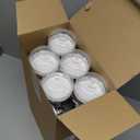 Suclain 50 Pcs 3 oz Canning Jars Mini Mason Jars with Lids Clear Small Canning Containers for Wedding Favors DIY Crafts Shower Favors Herb Jelly,Jams,Spice,for Kitchen Storage(Silver)