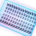 Manga Lash Clusters Fairy Cat Eye Lash Clusters Natural Fox Eye Eyelashes Clusters Wispy C Curl Cluster Eyelash Extensions Anime DIY Individual Lashes Natural Look by Geeneiya, Left and Right