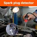 Spark Plug Tester, Inline Spark Plug Tester, Engine Ignition Tester, Detect Ignition and Engine Issues and Defects, Not Easily Broken Or Deformed Fits Most Sedans, SUVs, Trucks, and Vans