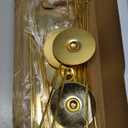 Urban Deco 16PK Gold Table Number Holders Place Card Holders 12 Inch Table Card Holders Steel Card Holders for Photos, Food Signs, Memo Notes, Weddings, Restaurants, Birthdays