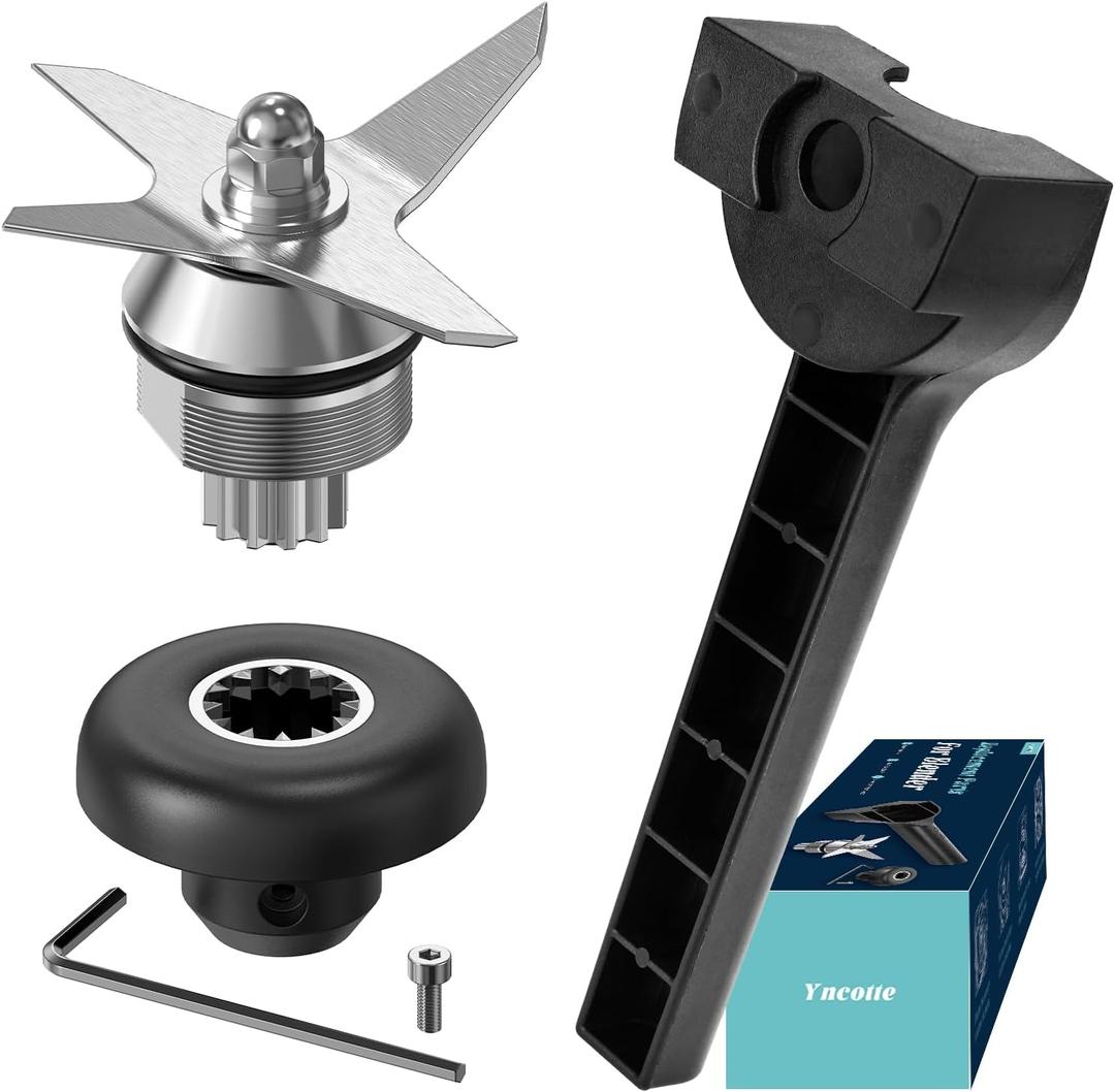 Blender Replacement Parts Compatible with Vitamix, Blade Drive Socket Wrench Allen Key Blender Accessories Compatible with Vitamix 5200 6300 Series 64oz 32oz Containers