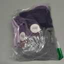 6 Pairs Merino Wool Ankle Running Hiking Socks Compression Support Breathable Thick Cushion No Show Socks for Women Men, Medium, Purple Mixed