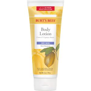 Burt’s Bees Butter Body Lotion for Dry Skin with Cocoa & Cupuaçu, 6 Oz,Pack of 3 (Package May Vary)