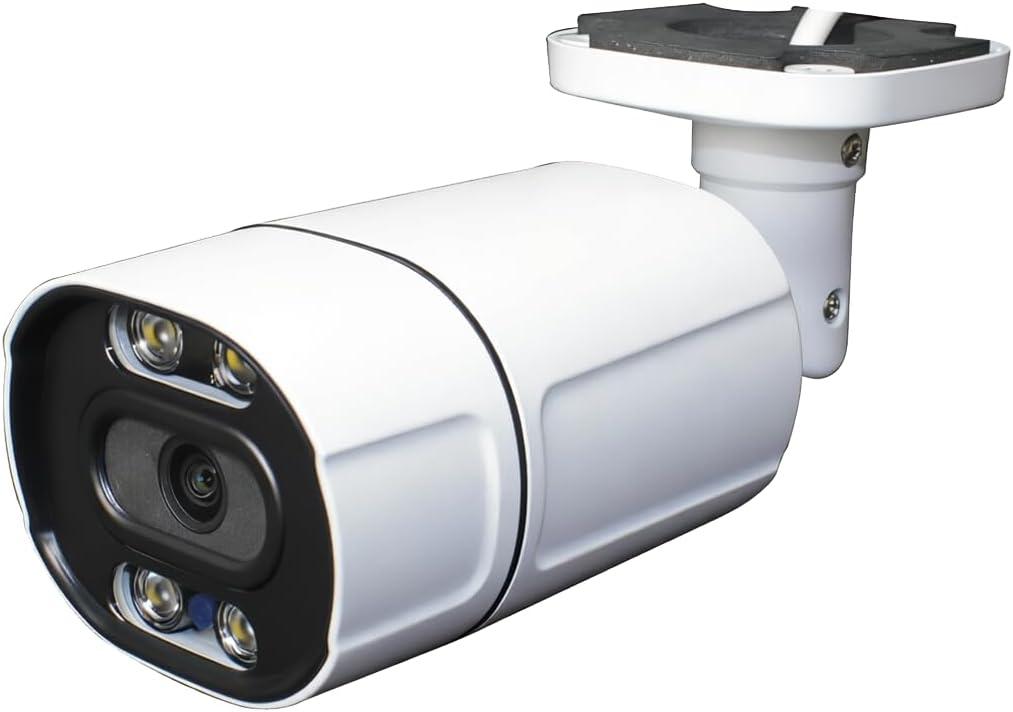 Sinis 4K Analog Security Camera, 8MP@15fps TVI Bullet Camera, CCTV-Coax-BNC, IR Night Vision, Waterproof, Metal, 2.8mm Lens, True WDR (Not an IP Camera)(DVR Required, Not Included),Default TVI Output