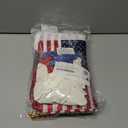 2 x 4th of July Decorations 33ft American String Flags Banner+ 10Pcs Handheld USA Stick Flag+ 30Pcs Red White Blue Balloons+2 Sheet Stickers Party Decor for 4th of July America Patriotic Day Memorial Day