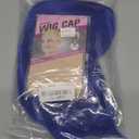 eNilecor Dark Blue Wig Short Colored Curly Wavy Synthetic Bob Wigs with Air Bangs 14" Natural Wigs for Party Cosplay Fun Colorful Wigs for Women