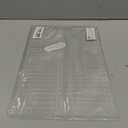 JJPRO Non-Magnetic Dry Erase List Board for Fridge, 8.5"x13" Clear Reusable to Do List for Refrigerator, Grocery List for Refrigerator,Cabinet,Wall&Glass, All Smooth Surfaces