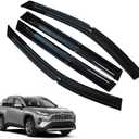 Window Visors Rain Guards for Toyota RAV4 2019 2020 2021 2022 2023 2024 2025 Accessories, Wind Deflectors Vent Shades for Toyota RAV4