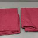Kevin Textile Pack of 2 Outdoor Waterproof Pillow Covers Valentines Day Decorative Throw Pillow Covers Square Checkered Couch Pillow Covers for Patio Tent Bed Sofa Living Room 24x24 Inch Hot Pink