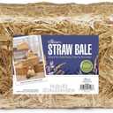 FloraCraft Decorative Straw Bale 8 Inch x 8 Inch x 20 Inch Natural