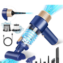 Sweetone Car Vacuum Portable Cordless, 15000 Pa Vacuum Cleaner and Air Duster, Handheld Car Vacuum Cleaner with Led Light and Multi-Nozzles Mini Vacuum Cleaner for Car Pet Home Office