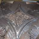 Art3d Drop Ceiling Tiles 24x24 in Bronze (24-Pack, 96 Sq.ft), 3D Wainscoting Panels Glue Up 2x2