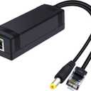 Upgrade SODOLA 30W PoE Splittler, 12V 2.5A Output,IEEE 802.3af/at Standard, Power Over Ethernet Active Splitter Adapter for Security Camera CCTV Surveillance