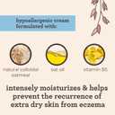 Aveeno Baby Eczema Therapy Moisturizing Cream, Natural Colloidal Oatmeal & Vitamin B5, Baby Cream for Dry, Itchy, Irritated Skin Due to Eczema, Paraben- & Steroid-Free, 12 fl. oz