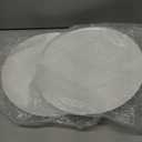White Dinner Plates Set of 2, Extra Large 12 Inch Dinner Plates, Oversized Ceramic Plates for Main Dishes, Microwave and Dishwasher Safe, 30.7Cm
