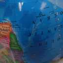 World Globe for Children and Adults, 12 inch Educational Spinning Earth Map with Stand, Self-Assembled Interactive World Globes for Kids Teacher, Classroom, Students Desk, Room and Office Decor