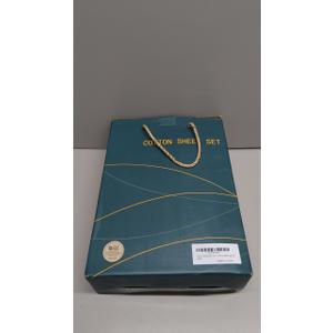 100% Cotton 4 Piece Sheet Set, Soft Breathable Bed Sheets with Deep Pocket, Includes Fitted Sheet, Flat Sheet and 2 Pillowcases (Beige,Queen)