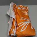 Horaldaily Fall Tablecloth 70x70 Inch Round, Thanksgiving Autumn Harvest Orange Wild Flowers Table Cover for Party Picnic Dinner Decor