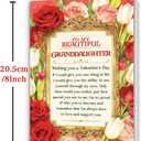 2 x Valentines Day Card for Granddaughter, Valentine's day Gifts for Granddaughter (BT-149)