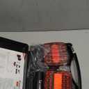 PleySyncz Wireless Trailer Lights Magnetic, Wireless Tail Lights for Trailer, with 7 Pin Plug, Brake Turn Signal Hazard Warning Light, IP67 Waterproof, for Truck, RV, Boat, Tractor (Red) : Automotive