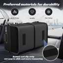 Sposuit Trunk Organizer for Car - 70L Collapsible Car Storage with 11 Pockets & Reinforced Handles, SUV Trunk Organizers for Grocery Cargo(Black, 2 Pack)