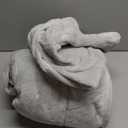 Bedsure GentleSoft Fleece Blankets Queen Size Light Grey - Bed Blanket Soft Lightweight Plush Fuzzy Cozy Luxury Microfiber, 90x90 inches