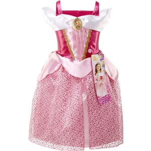 Disney Princess Aurora Dress Costume, Sing & Shimmer Musical Sparkling Dress, Sing-A-Long To Once Upon A Dream Perfect for Party, Halloween Or Pretend Play Dress Up 