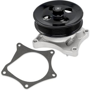 Engine Water Pump with Gasket Pulley, Compatible with 2017-2019 Chevy Cruze, 2018-2021 Equinox, 2016-2022 Malibu, 2016-2021 Spark 2018-2021 GMC Terrain 2016-2019 Buick Encore, Replace# 12667387