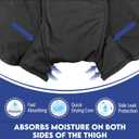Reusable Incontinence Underwear for Men, Washable Boxer Briefs Protection, Leak Proof Adult Male Diapers for Urinary Absorbency (Black 1pcs, XXXX-Large) (Black)