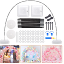 Chamvis Balloon Arch Kit, 9FT Height & 10FT Width Adjustable Balloon Arch Stand Frame Garland Stand: Wedding Baby Shower Birthday Photo Backdrop