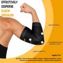 Copper Elbow Sleeve, Elbow Compression Sleeve, Elbow Brace For Tendonitis and Tennis Elbow, Golfers, Arthritis, Bursitis. Elbow Pain Relief,Weightlifting, Fit for Men & Women