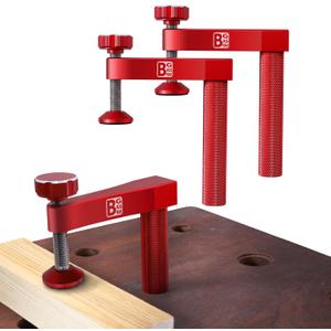 Bench Dog Clamp, 3/4 inch19mm) Sturdy & Non-marking Bench Dogs Hole Clamp Woodworking Dog Holes Workbench Accessories for Woodworking Clamps Hand Tools