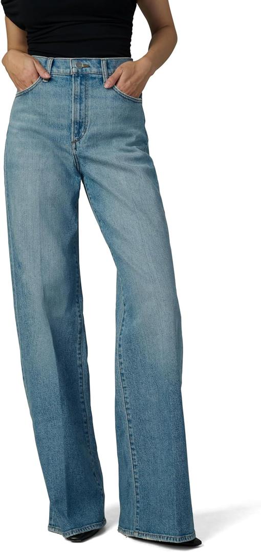 Joe's Womens The Mia Petite High Rise Wide Leg Jean (25)